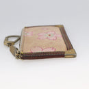 LOUIS VUITTON Monogram Cherry Blossom Pochette Cles Purse M92016 Auth 173411-3