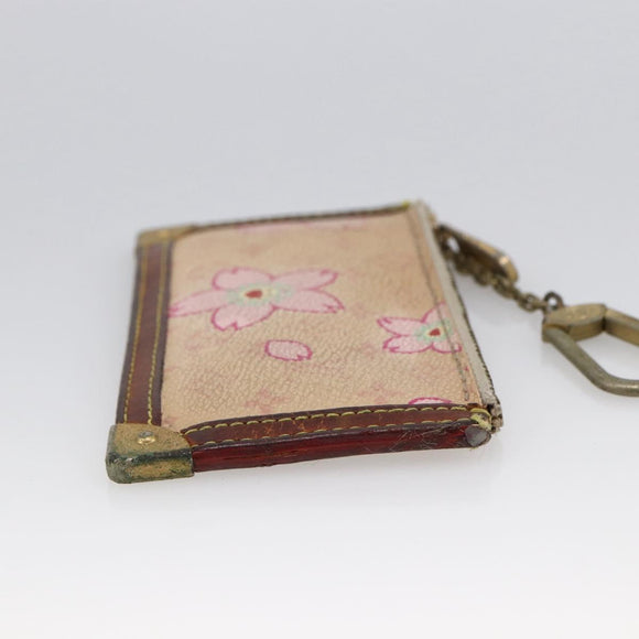 LOUIS VUITTON Monogram Cherry Blossom Pochette Cles Purse M92016 Auth 173411