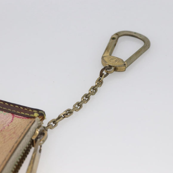 LOUIS VUITTON Monogram Cherry Blossom Pochette Cles Purse M92016 Auth 173411