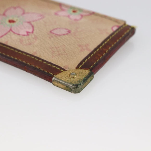 LOUIS VUITTON Monogram Cherry Blossom Pochette Cles Purse M92016 Auth 173411