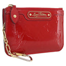 LOUIS VUITTON Vernis Pochette Cles NM Coin Purse Slys M90214 LV Auth 173412-1