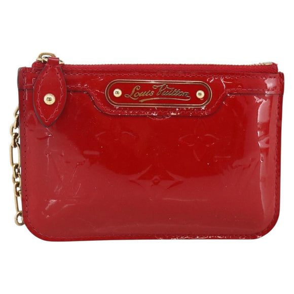 LOUIS VUITTON Vernis Pochette Cles NM Coin Purse Slys M90214 LV Auth 173412