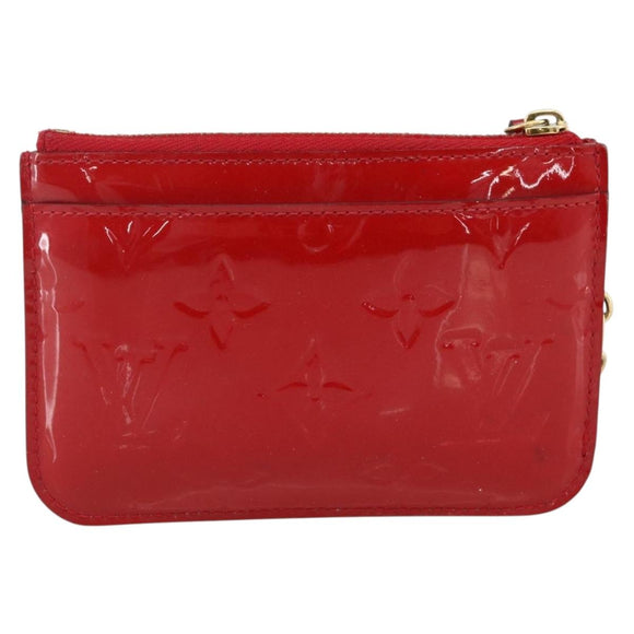 LOUIS VUITTON Vernis Pochette Cles NM Coin Purse Slys M90214 LV Auth 173412