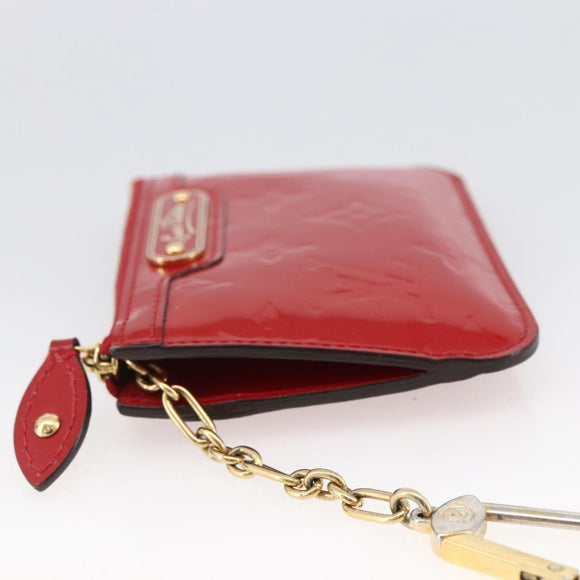 LOUIS VUITTON Vernis Pochette Cles NM Coin Purse Slys M90214 LV Auth 173412