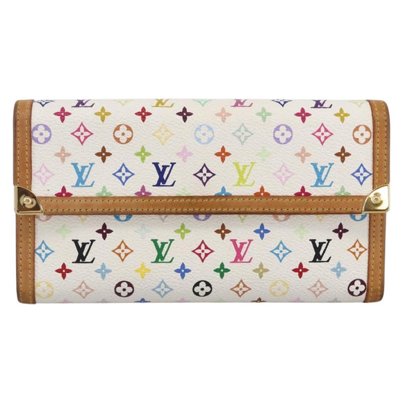 LOUIS VUITTON Multicolor Porte Tresor International Wallet M92659 Auth 173419