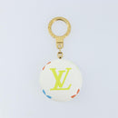 LOUIS VUITTON Monogram Multicolor Astropill Charm White M51911 LV Auth 173421V-2