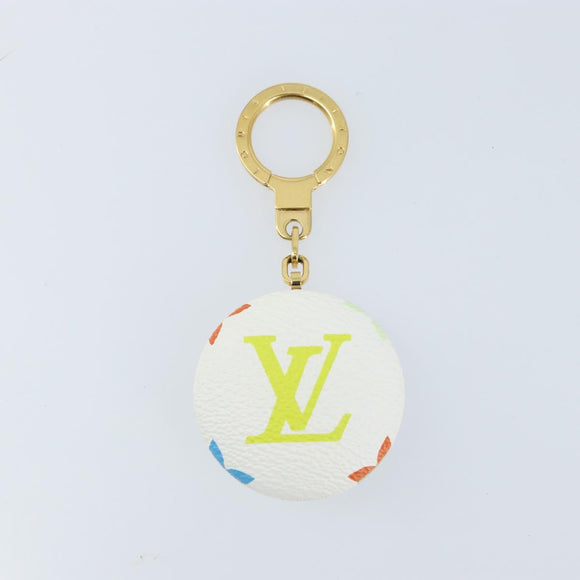 LOUIS VUITTON Monogram Multicolor Astropill Charm White M51911 LV Auth 173421V