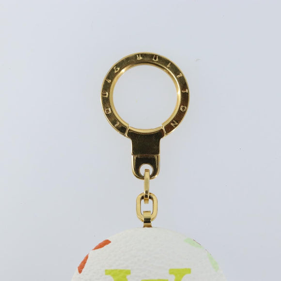 LOUIS VUITTON Monogram Multicolor Astropill Charm White M51911 LV Auth 173421V