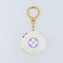 LOUIS VUITTON Monogram Multicolor Astropill Charm White M51911 LV Auth 173421V-5