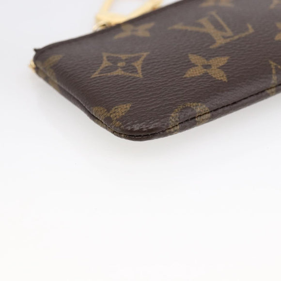 LOUIS VUITTON Monogram Pochette Cles Coin Purse M60033 LV Auth 173422