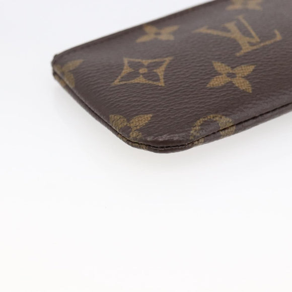 LOUIS VUITTON Monogram Pochette Cles Coin Purse M60033 LV Auth 173422