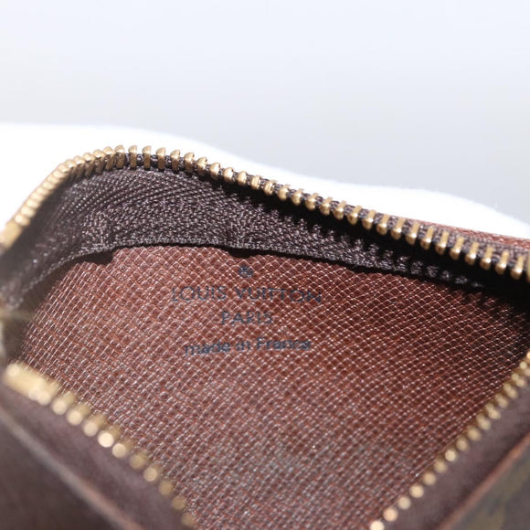 LOUIS VUITTON Monogram Pochette Cles Coin Purse M60033 LV Auth 173422