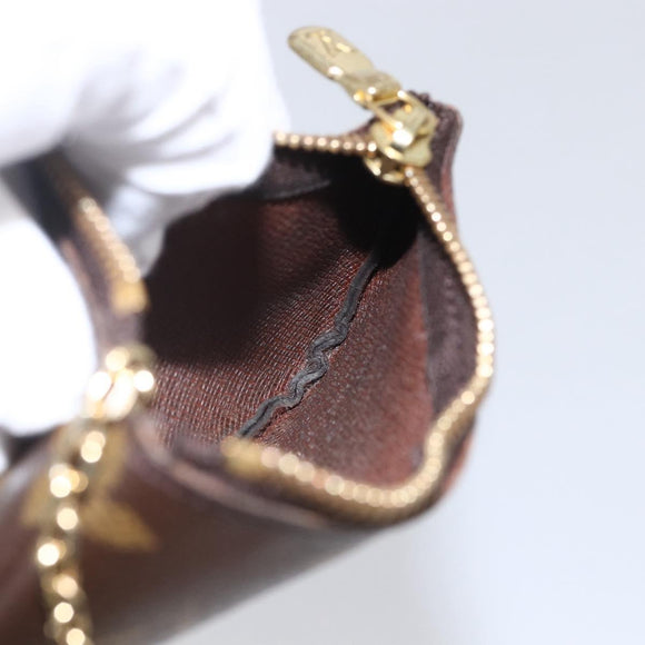 LOUIS VUITTON Monogram Pochette Cles Coin Purse M60033 LV Auth 173422