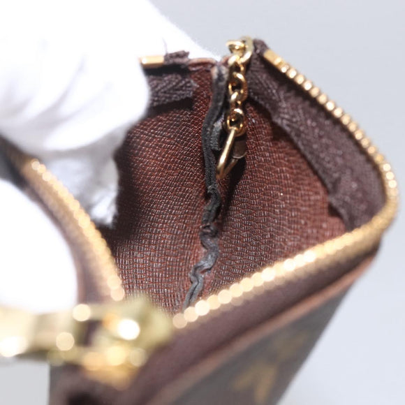 LOUIS VUITTON Monogram Pochette Cles Coin Purse M60033 LV Auth 173422