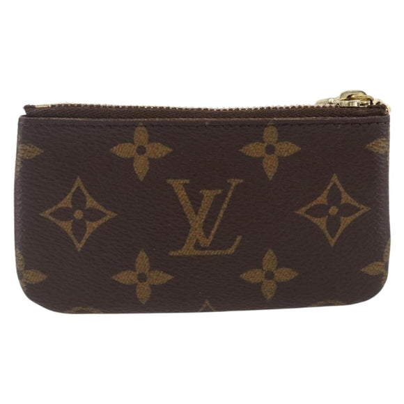 LOUIS VUITTON Monogram Pochette Cles Coin Purse M60033 LV Auth 173422