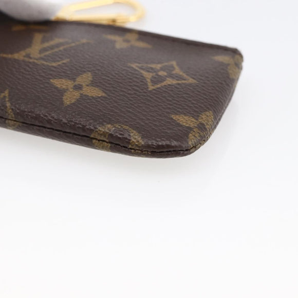 LOUIS VUITTON Monogram Pochette Cles Coin Purse M60033 LV Auth 173422