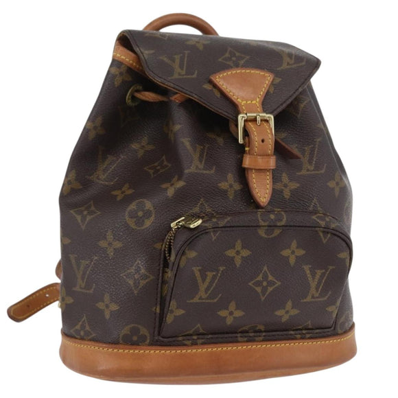 LOUIS VUITTON Monogram Montsouris PM Backpack M51137 LV Auth 173426