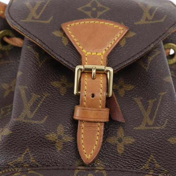 LOUIS VUITTON Monogram Montsouris PM Backpack M51137 LV Auth 173426
