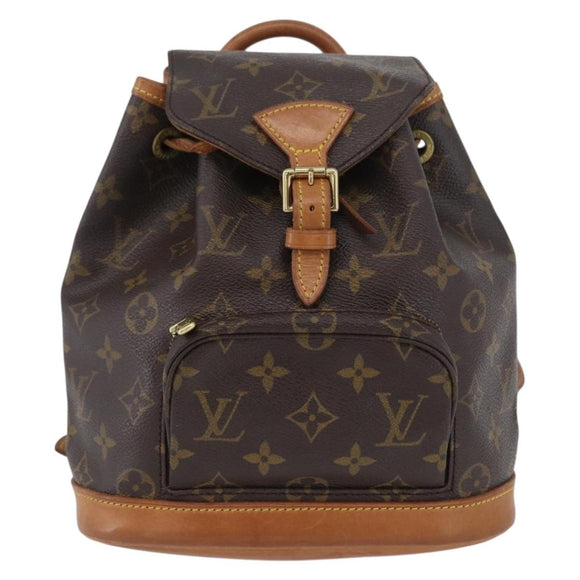 LOUIS VUITTON Monogram Montsouris PM Backpack M51137 LV Auth 173426