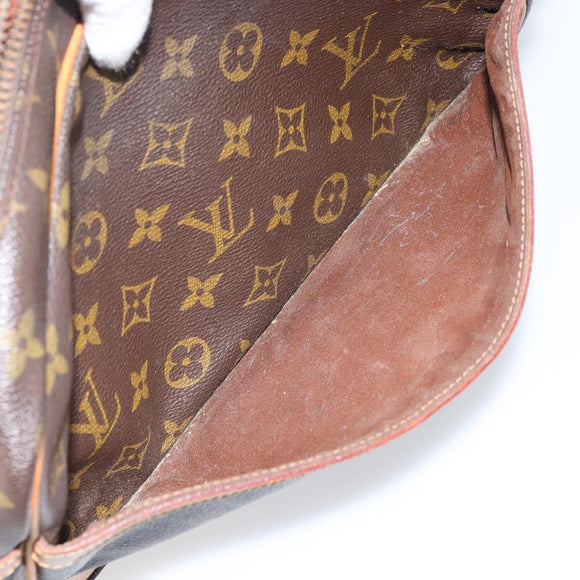 LOUIS VUITTON Monogram Compiegne 28 Clutch Bag M51845 LV Auth 173428