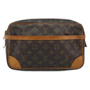 LOUIS VUITTON Monogram Compiegne 28 Clutch Bag M51845 LV Auth 173428-13