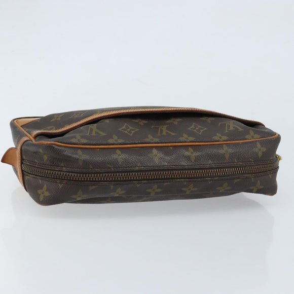 LOUIS VUITTON Monogram Compiegne 28 Clutch Bag M51845 LV Auth 173428