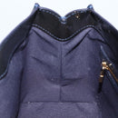 LOUIS VUITTON Monogram Vernis Wilshire PM Bag Blue Infini M91451 LV Auth 173434-19