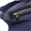 LOUIS VUITTON Monogram Vernis Wilshire PM Bag Blue Infini M91451 LV Auth 173434-20