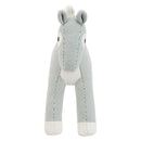 HERMES Cheval Honore Époque Stuffed Cotton Light Blue Auth 173436M-2
