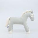 HERMES Cheval Honore Époque Stuffed Cotton Light Blue Auth 173436M-5