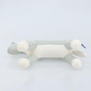 HERMES Cheval Honore Époque Stuffed Cotton Light Blue Auth 173436M-7