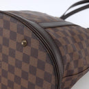 LOUIS VUITTON Damier Ebene Bucket GM Shoulder Bag N42236 LV Auth 173441-8