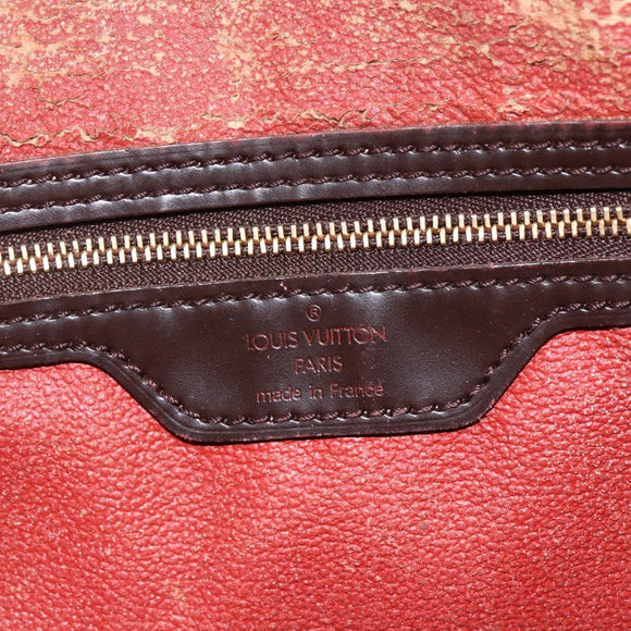 LOUIS VUITTON Damier Ebene Bucket GM Shoulder Bag N42236 LV Auth 173441