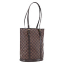 LOUIS VUITTON Damier Ebene Bucket GM Shoulder Bag N42236 LV Auth 173441-1
