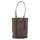 LOUIS VUITTON Damier Ebene Bucket GM Shoulder Bag N42236 LV Auth 173441-13