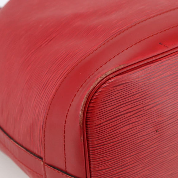 LOUIS VUITTON Epi Noe Shoulder Bag Red M44007 LV Auth 173443