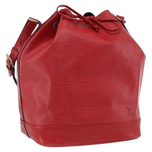 LOUIS VUITTON Epi Noe Shoulder Bag Red M44007 LV Auth 173443