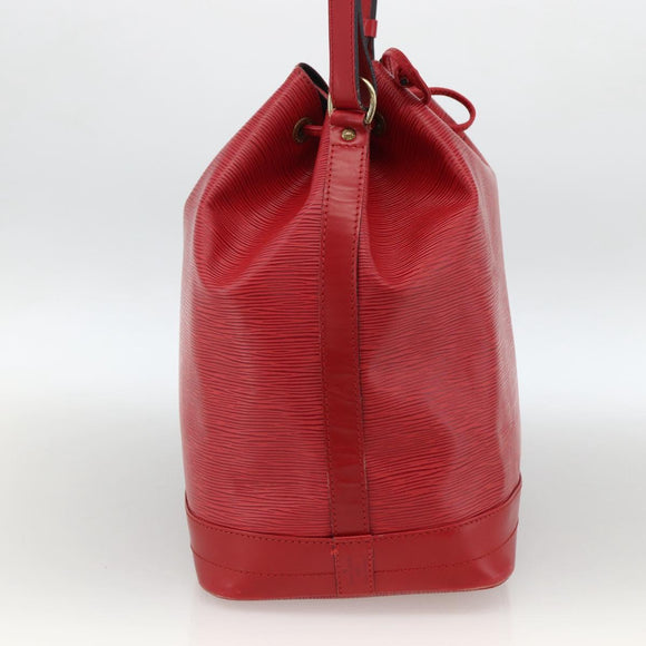 LOUIS VUITTON Epi Noe Shoulder Bag Red M44007 LV Auth 173443