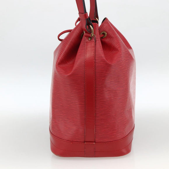 LOUIS VUITTON Epi Noe Shoulder Bag Red M44007 LV Auth 173443