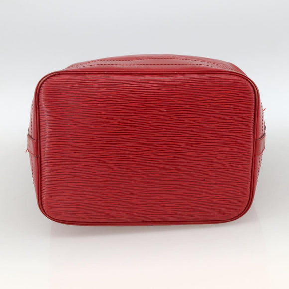 LOUIS VUITTON Epi Noe Shoulder Bag Red M44007 LV Auth 173443