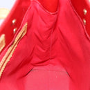LOUIS VUITTON Monogram Vernis Reade MM Hand Bag Red Rouge M91086 LV Auth 173446-17