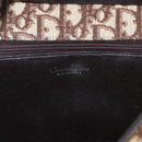 Christian Dior Trotter Canvas Shoulder Bag Beige Gold Auth 173448-15