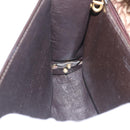 Christian Dior Trotter Canvas Shoulder Bag Beige Gold Auth 173448-18