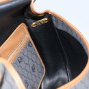 Christian Dior Honeycomb Canvas Shoulder Bag Black Gold Auth 173449-18