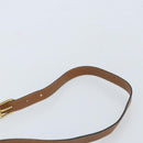 Christian Dior Honeycomb Canvas Shoulder Bag Black Gold Auth 173449-8
