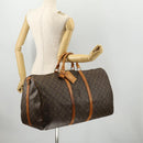LOUIS VUITTON Monogram Keepall Bandouliere 60 Boston Bag M41412 LV Auth 173451-22