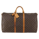 LOUIS VUITTON Monogram Keepall Bandouliere 60 Boston Bag M41412 LV Auth 173451-13