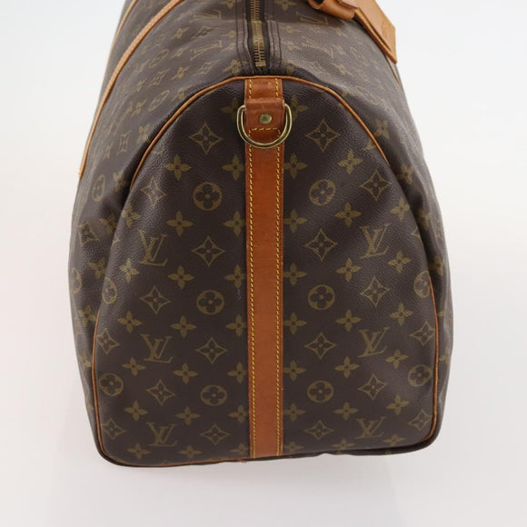LOUIS VUITTON Monogram Keepall Bandouliere 60 Boston Bag M41412 LV Auth 173451