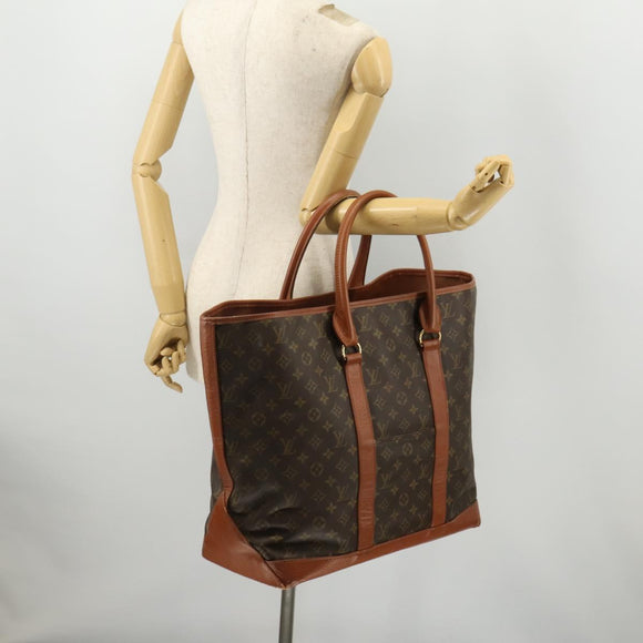 LOUIS VUITTON Monogram Sac Weekend GM Tote Bag M42420 LV Auth 173453