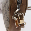 GUCCI GG Plus Supreme Shoulder Bag PVC Beige Gold Auth 173465-10